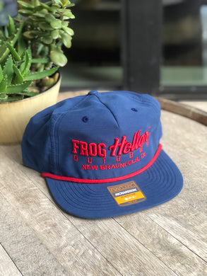 256 Navy/Red - 3D Embroidered