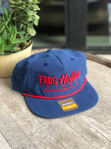 256 Navy/Red - 3D Embroidered