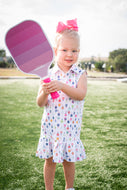 Youth Girls Polo Sleeveless Dress - Pickleball