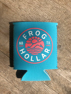 FHO Koozies - Ocean Blue Sun Scene