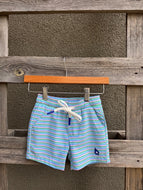 Youth Swim Trunks-Sherbert Stripe