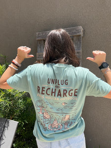 Crew Unplug & Recharge Tee