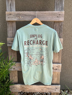 Crew Unplug & Recharge Tee