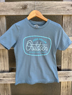 Youth Blue Premium Goods Outdoor Tee