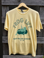 Frog Life Tee- Yellow