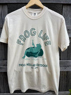Frog Life Tee- Cream