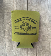 Frog Hollar Koozie- Canteen Feelin' Froggy