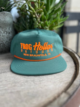 Load image into Gallery viewer, Blank Rope Performance Hat 3D Embroidery Pine Green/Orange