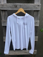 Women's Breeze Tech Hoodie- White Heathered