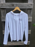 Women's Breeze Tech Hoodie- White Heathered