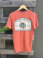 Feelin' Froggy Tee- Heather Redwood