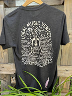 Lokal Music Venue Tee-Black/White