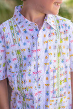 Load image into Gallery viewer, Youth Guayabera Shirt- Beetles