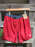 Patterned Trunk- Two Tone Red
