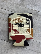 Frog Hollar Koozie- Camo Guitar