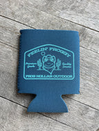 Frog Hollar Koozie- Teal Feelin' Froggy