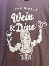 Load image into Gallery viewer, Wein &amp; Dine Tee- Brown