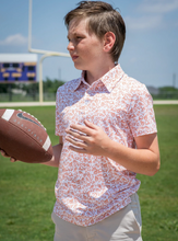Load image into Gallery viewer, Youth Performance Polo Burnt Orange/Kickoff