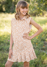 Load image into Gallery viewer, Youth Performance Polo Dress Burnt Orange/Kickoff