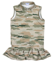 Load image into Gallery viewer, Youth Performance Polo Dress - Classic Camo