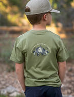Youth Graphic Cotton Tee - Armadillo