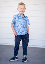 Load image into Gallery viewer, Youth Performance Polo - Chambray Dillo