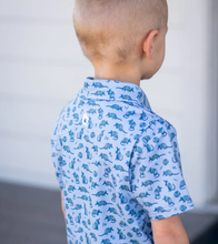 Load image into Gallery viewer, Youth Performance Polo - Chambray Dillo
