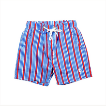 Load image into Gallery viewer, Youth Swim Trunks- Liberty Stripe