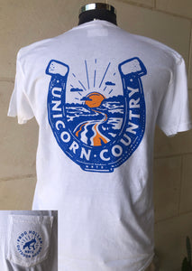 Adult Pocket Tee Unicorn Country Shirt