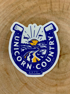 Unicorn Country Sticker