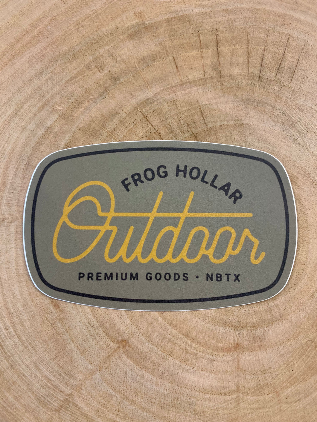 Green/Gold Premium Sticker